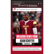 Jayden Daniels' message to Deebo Samuel